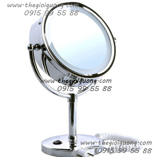 Khung và mặt của gương soi có đèn Womi SLD232 làm từ nguyên liệu tốt