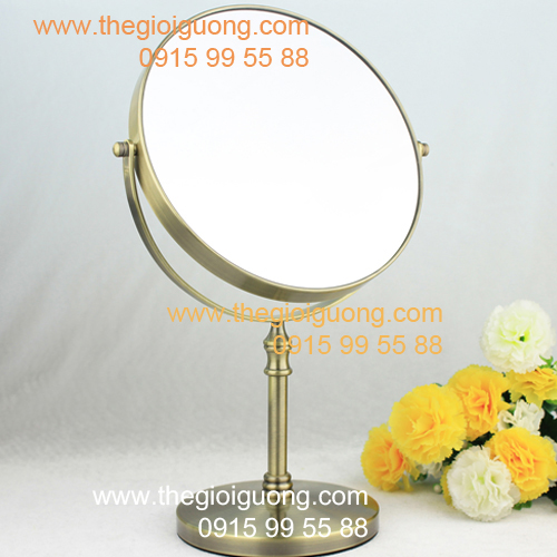 Màu vàng đồng của gương soi cho khách sạn Womi SLK205D theo phong cách nghệ thuật