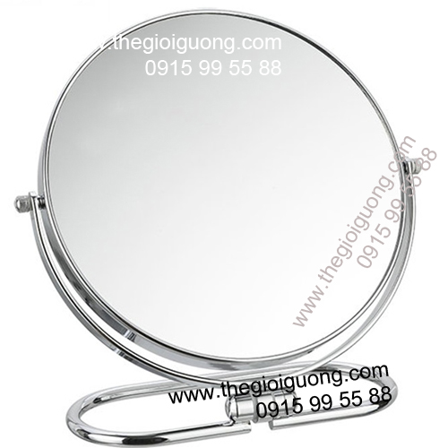 Mặt gương phóng đại 3 lần gương soi để bàn Womi SLK206 giúp trang điểm tỉ mỉ hơn